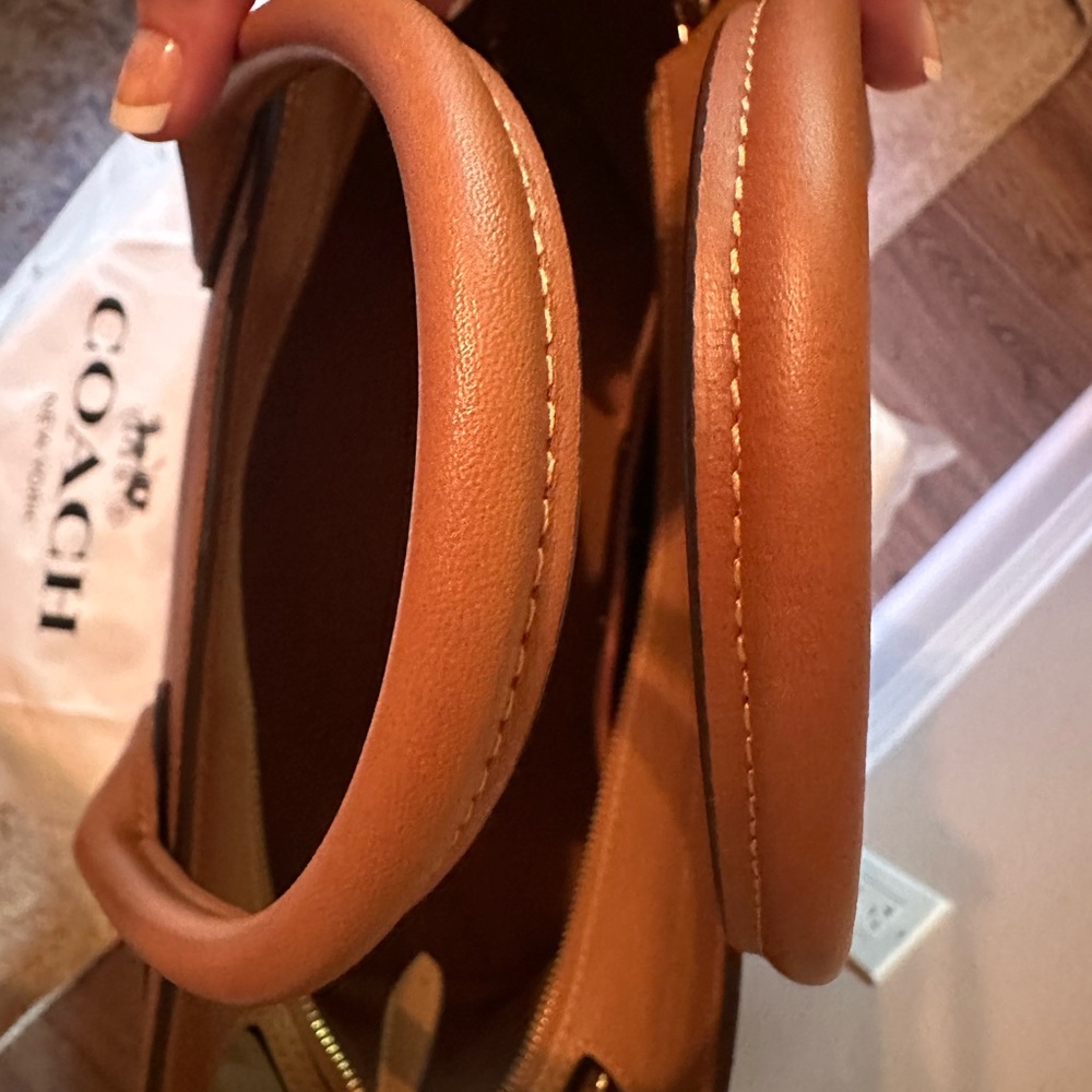Coach Soft Empire 40 Carryall Leather Tote - Picture 7 of 16